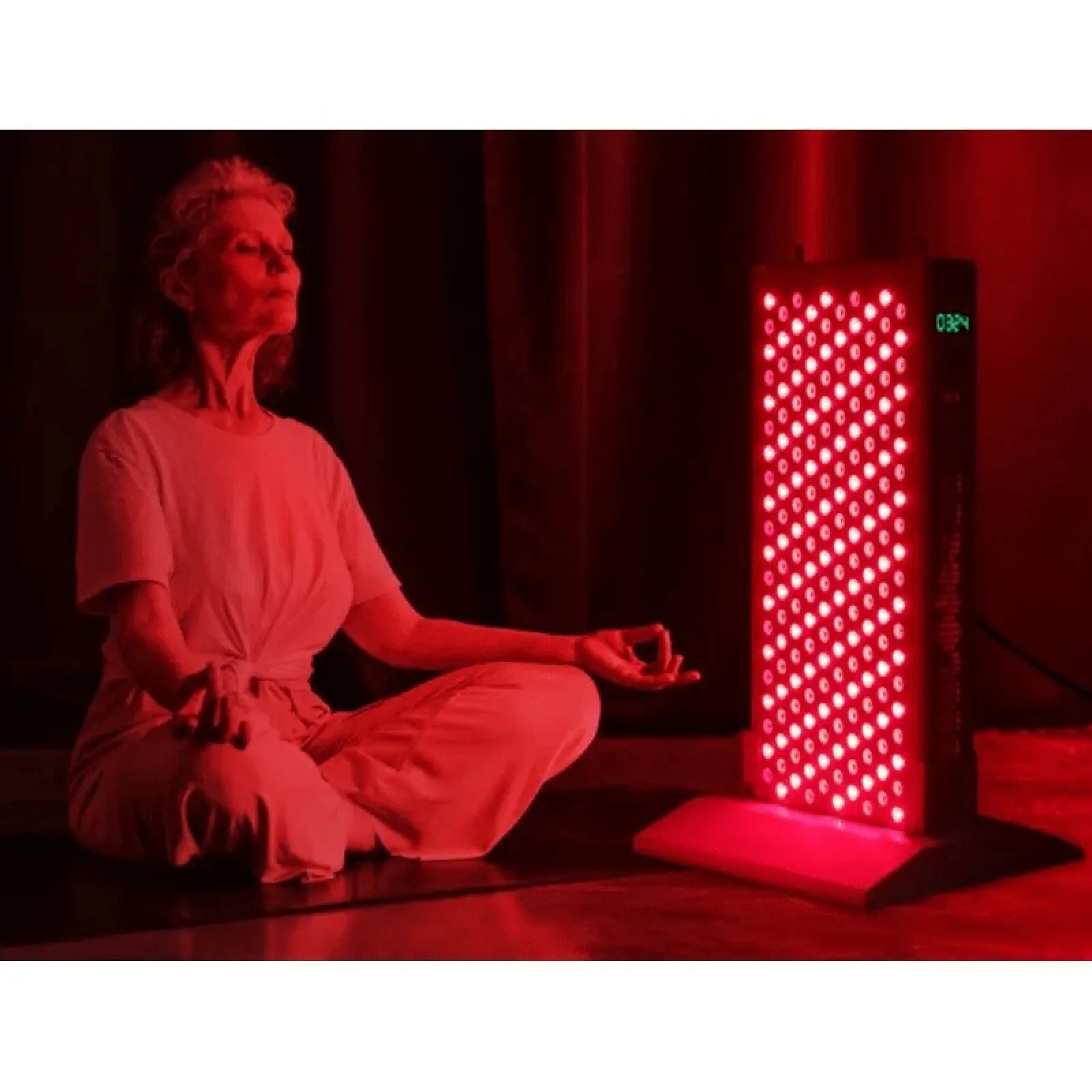 Floor Stand – Stable & Portable Base for Half-Body Red Light Therapy Panels by Reddotled