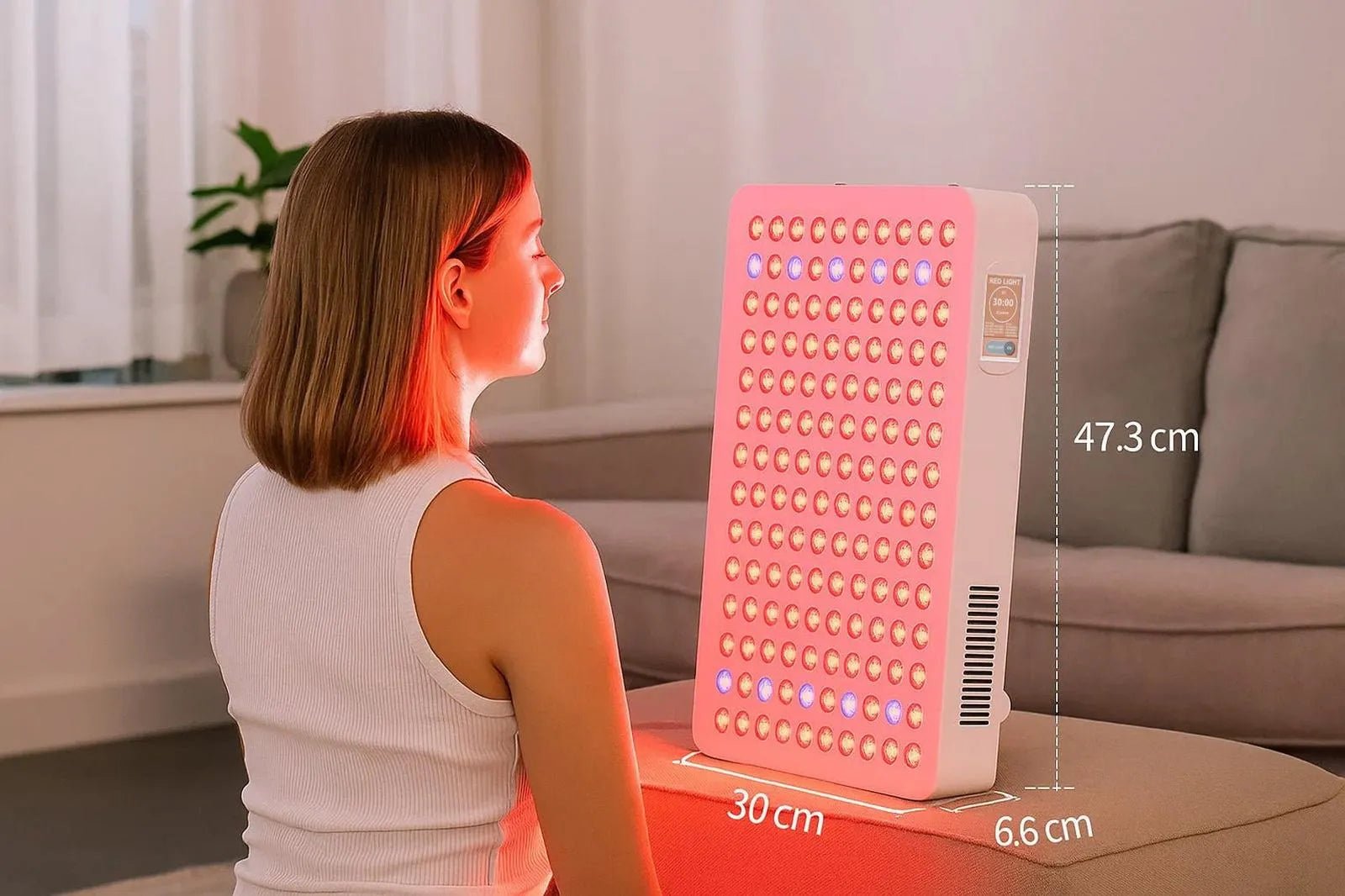 RDPro750-FS7 — 7-Wavelength Smart Light Therapy Panel (Mid-Size) by Reddotled