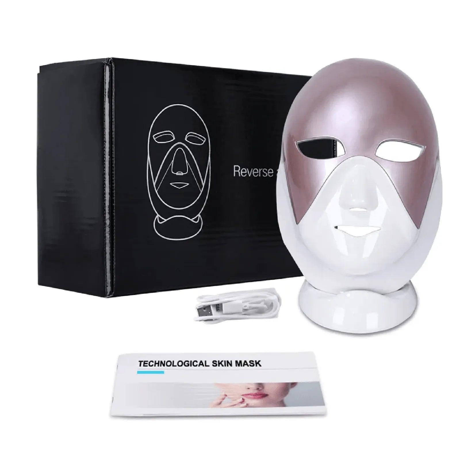 SD-008 High-Power Red & Blue Light Therapy Mask by Reddotled
