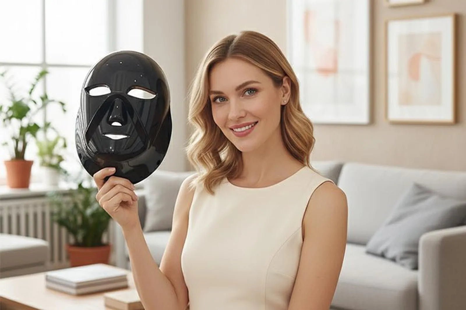 SD-008 High-Power Red & Blue Light Therapy Mask by Reddotled