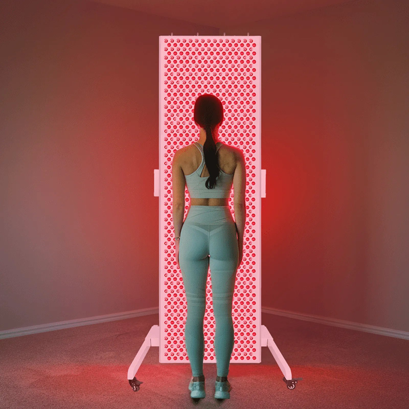 Vertical Stand — Adjustable Full-Body Support for Red Light Therapy Panels by Reddotled