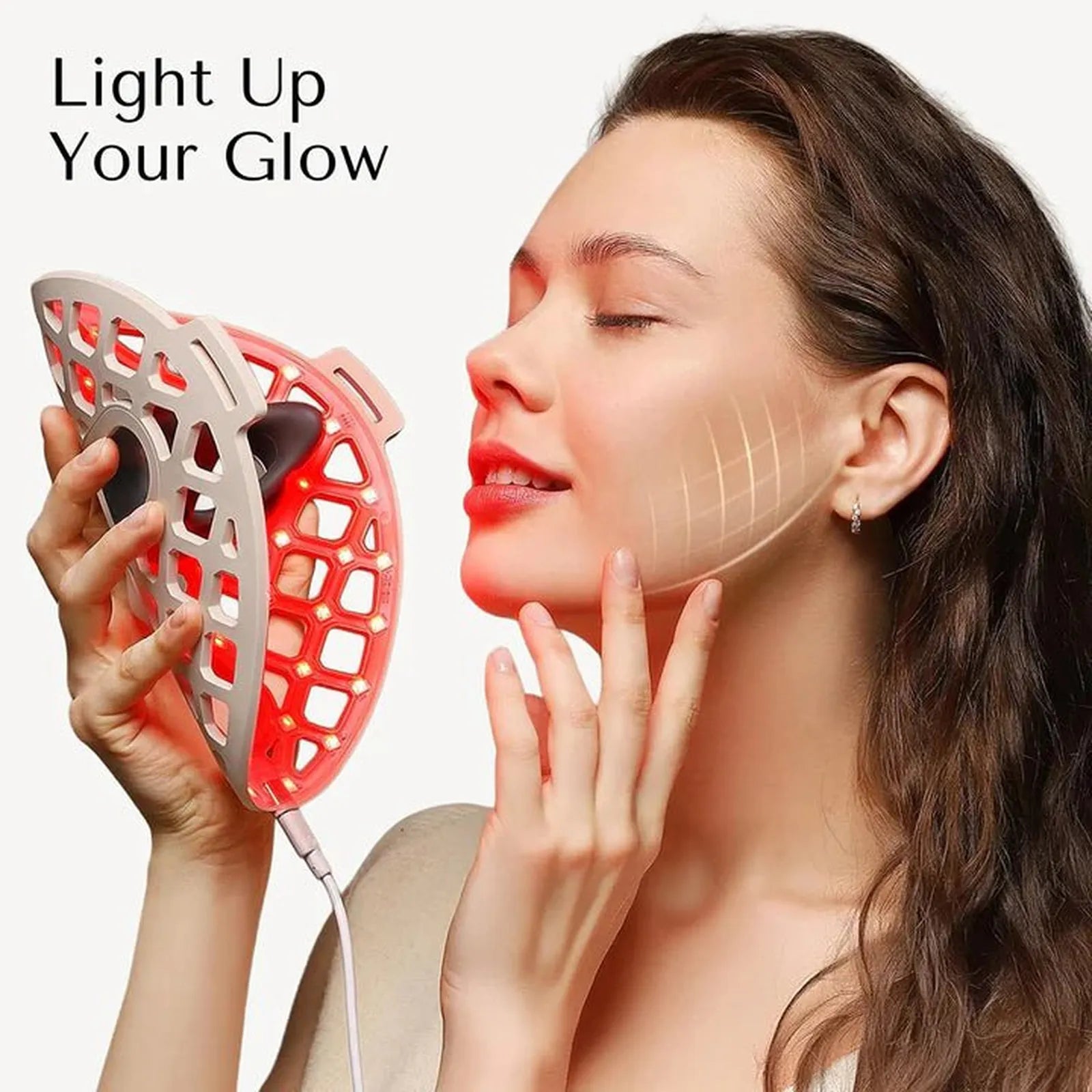 SNM9 Ultra Lightweight Hollow LED Face Mask by ShineNova
