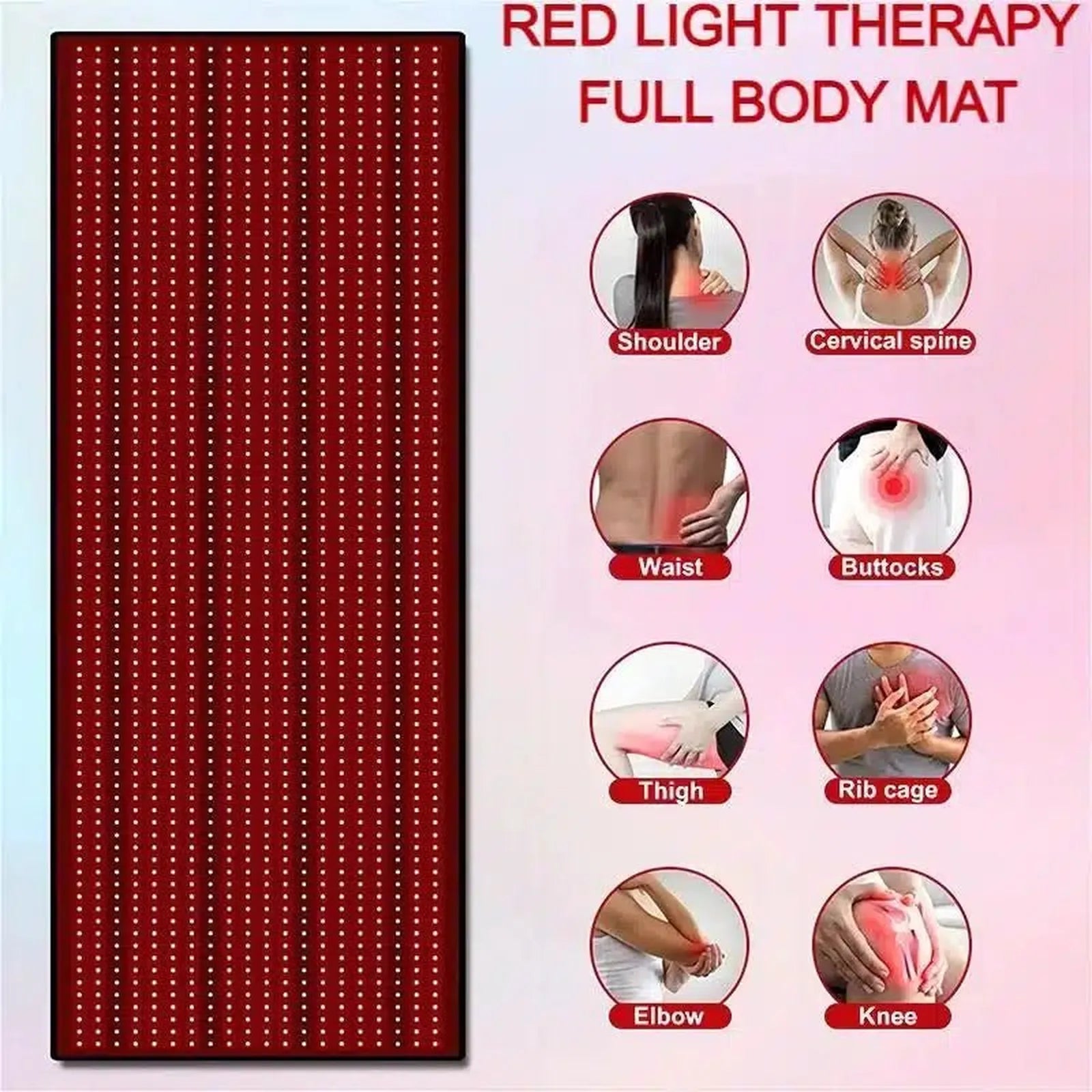 SNP1200 Red Light Therapy Full-Body Mat by ShineNova