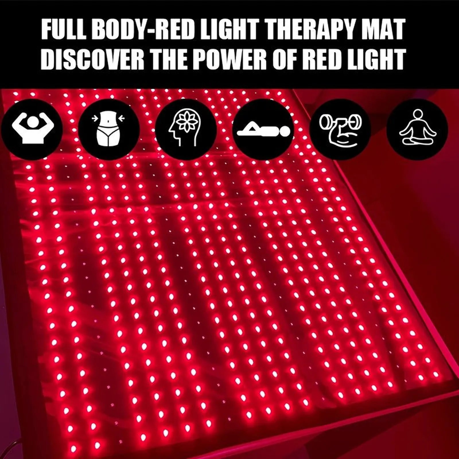 SNP1200 Red Light Therapy Full-Body Mat by ShineNova